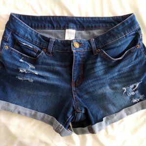 TIME and TRU Women's 10 Denim Jean Shorts